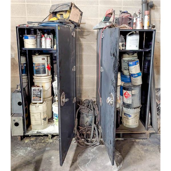 2 HOIZONTAL TRUCK TOOLBOX CABINETS W/ CONTENT