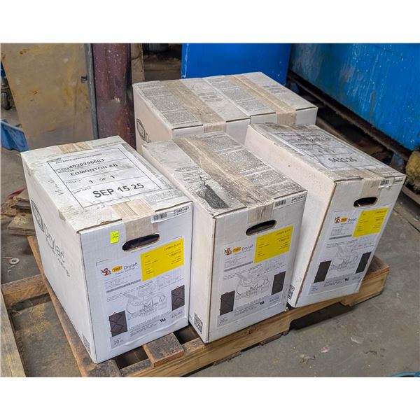 5 BOX OF CARBON BLACK TIGER DRYLAC POWDER COATING
