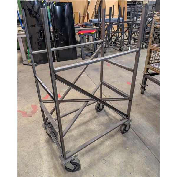 CUSTOM METAL INVENTORY CART 34" X 22" X 56"