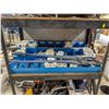 Image 4 : SHOP CART W/ CONTENTS: WELDING JIGS, VICE,