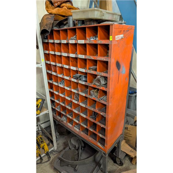 CUSTOM HARDWARE ORGANIZER W/ CONTENTS