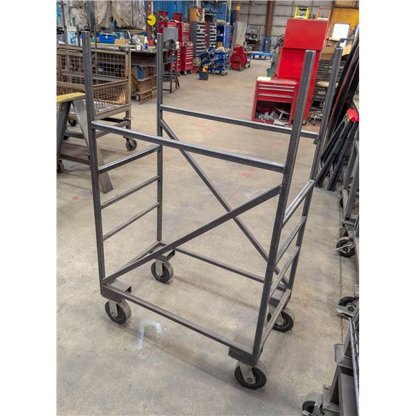 CUSTOM METAL INVENTORY CART 35" X 21" X 57"