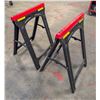 Image 1 : PAIR OF PLASTIC SAWHORSES 22" X 30"