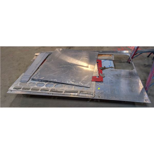 PALLET OF ASSORTED SHEET METAL INCLUDING: