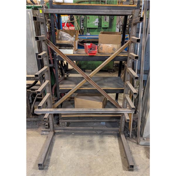 CUSTOM METAL STORAGE RACK 39" X 23" X 50"