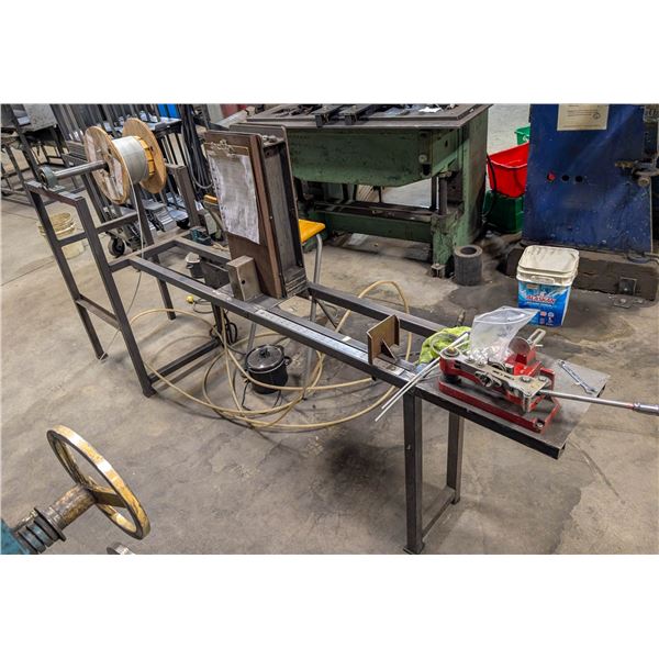 CUSTOM PNEUMATIC CABLE STRETCHER & CRIMPING