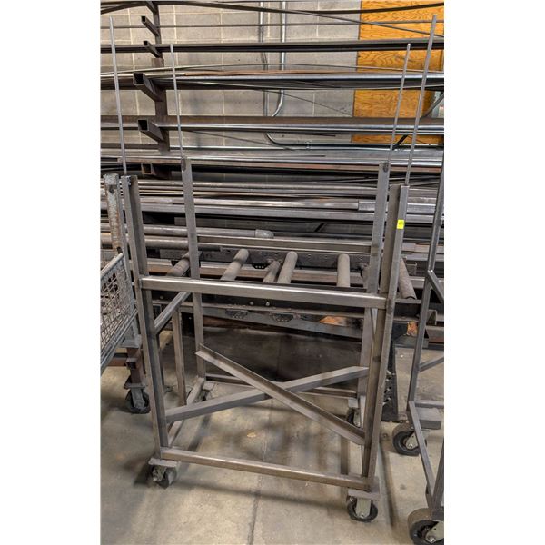 CUSTOM METAL INVENTORY CART 34" X 21" X 69"