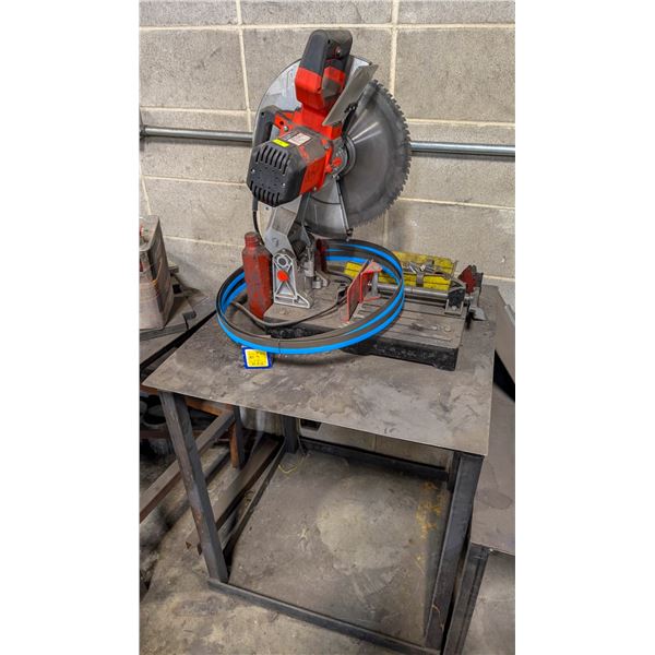 THE CHOPPER 3-3/8 HP MOUNTED CHOPSAW & WORK TABLE