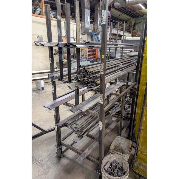 METAL INVENTORY CART W/ CONTENTS INCLUDING: