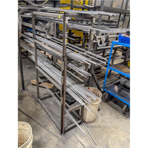 CUSTOM METAL RACK W/ CONTENTS INCLUDING: