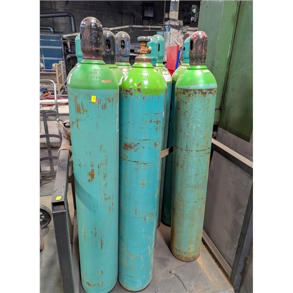 LOT OF 14 OXYGEN TANKS