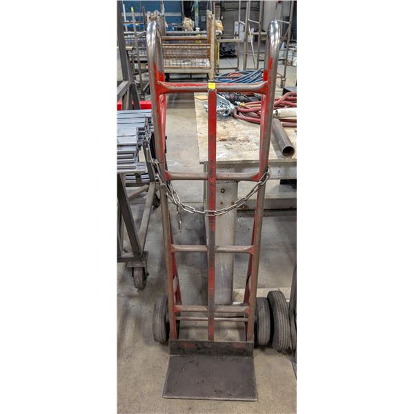 RED 2 WHEEL DOLLY W/ CHAIN