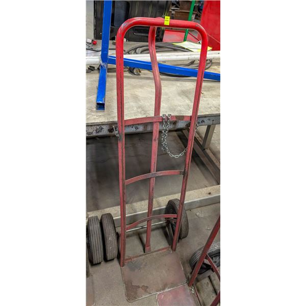 RED 2 WHEEL DOLLY W/ CHAIN