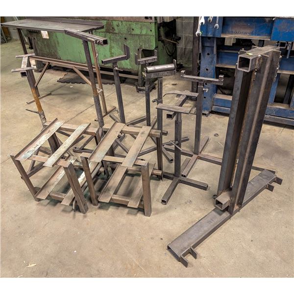 LOT OF 6 ASSORTED METAL WORKING STANDS