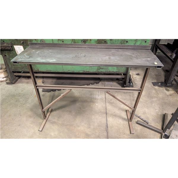 CUSTOM METAL WORKBENCH 47" X 15" X 37"