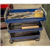 Image 1 : 3 TIER INVENTORY CART W/ CONTENTS