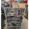Image 1 : CUSTOM 5 TIER INVENTORY CART W/ CONTENTS