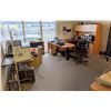 Image 1 : CONTENTS OF CENTER OFFICE INCLUDING: DESKS FILING