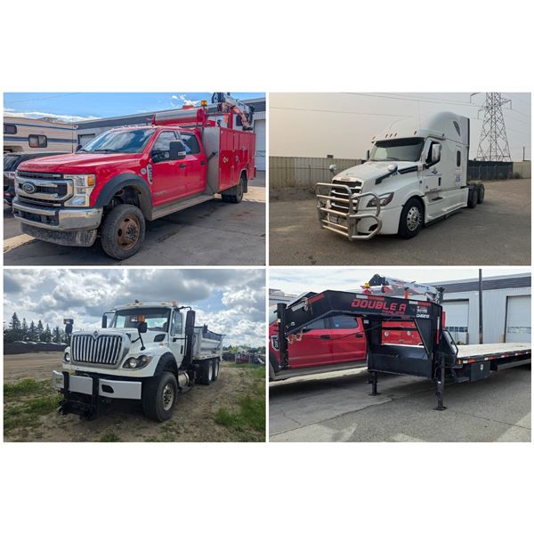 FEATURED LOTS: VEHICLES INCLUDING HEAVY DUTY TRUCKS AND SERVICE TRUCK