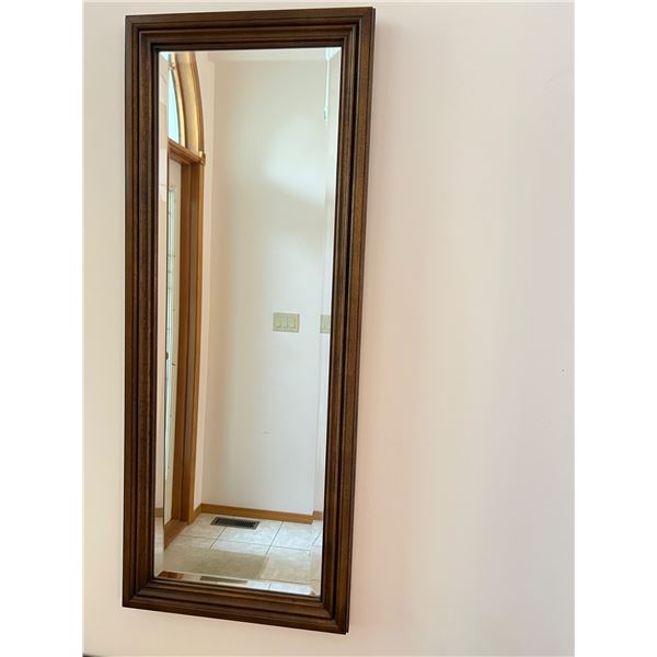 Wooden Hall Mirror