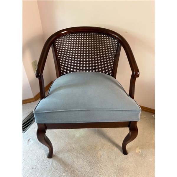 Vintage Rattan-back Armchair