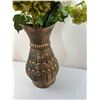 Image 2 : Copper Vase with Faux Florals