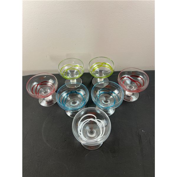 Coloured Swirl Stemware