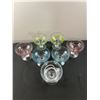 Image 1 : Coloured Swirl Stemware