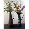 Image 1 : Decorative Pitchers with Faux Florals