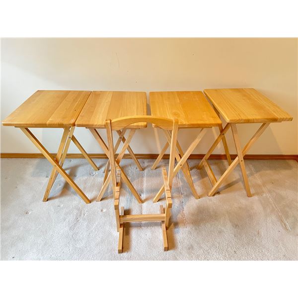 Wooden TV-Dinner Trays