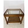 Image 1 : Glass-Top Side Table