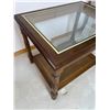 Image 2 : Glass-Top Side Table