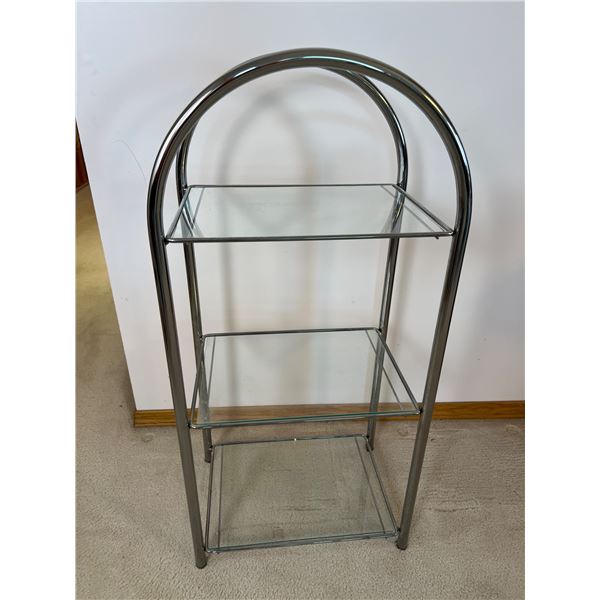 Three-Tier Glass Shelf