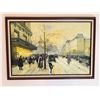 Image 1 : Framed Town Scenery Painting