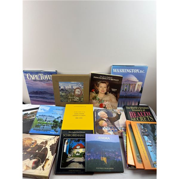 Assortment of Coffee Table Books & Novels