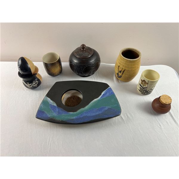 Wooden and Ceramic Decor