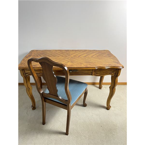 Wooden Desk & Chair