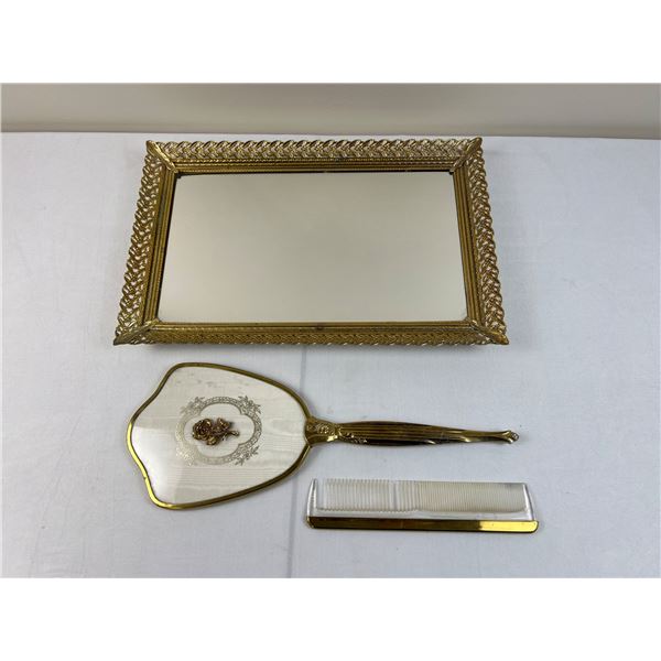 Mirrored Vanity Decor
