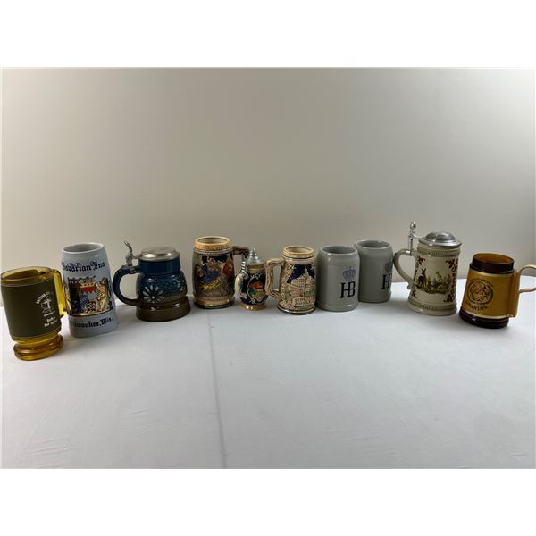 Collection of Beer Steins
