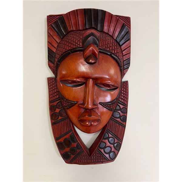 Carved Wooden Wall Mask