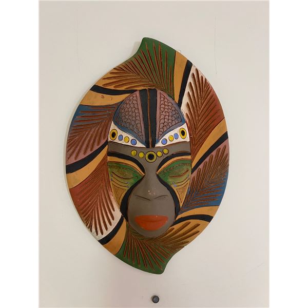 Terracotta Wall Mask from Cuba