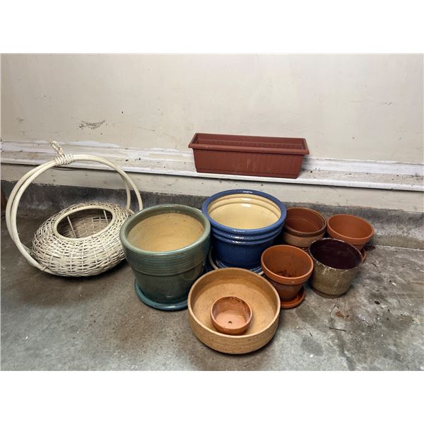 Variety of Planter Pots