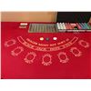 Image 3 : Casino-Style Blackjack Table w/Poker Set