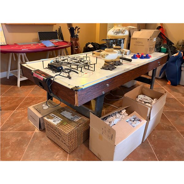 Brunswick Air-Hockey Table w/Accessories (Tested - Working)