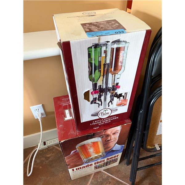 Group of Beer Kit & 4 Bottle Revolving