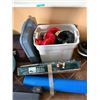 Image 3 : Group of Sport Equip - Boxing Gloves, Workout Balls, Sled, Etc.
