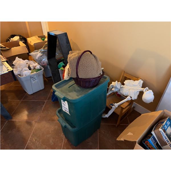 Large Group of Halloween - Costumes, Decor, Etc.