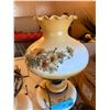 Image 2 : Pair of Floral Lamps (1 Missing Chade)