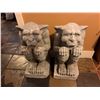 Image 1 : Pair of Gargoyle Garden Statues
