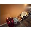 Image 1 : Large Group of Toys - Crib, Suitcases, Etc.